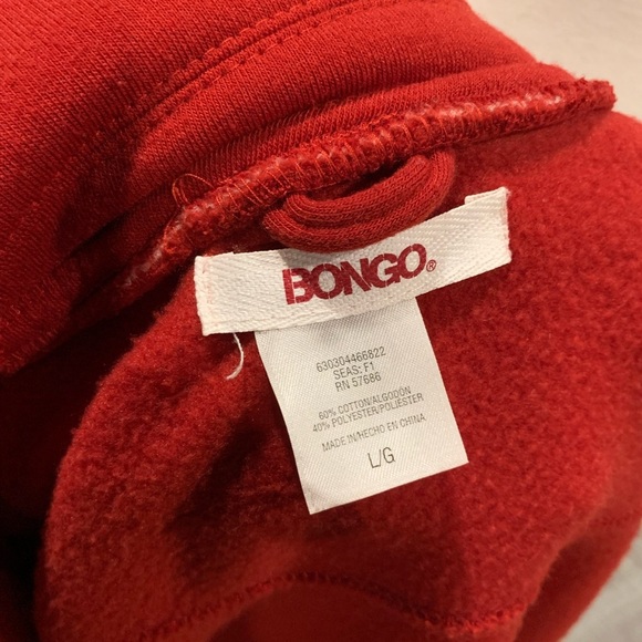 Y2K Twee Red Fall Coat Soft Jacket Cotton Hooded Preppy Coquette Size Large Sexy - Picture 5 of 7